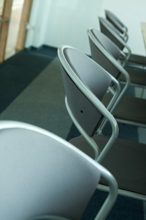 chairs in the conference hallの写真素材