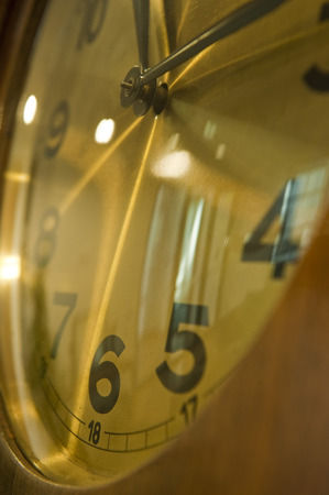 antique wall clockの写真素材