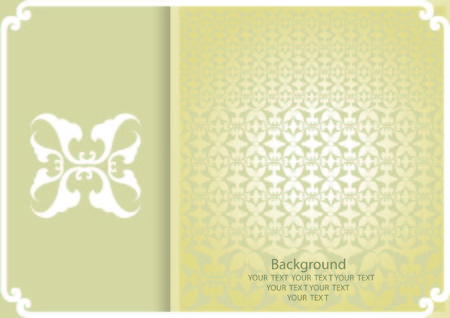 Vintage flower, Traditional of Northern Thailand decorate.のイラスト素材