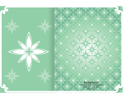 Vintage, Traditional Northern Thailand  decorate and brocade textile.のイラスト素材