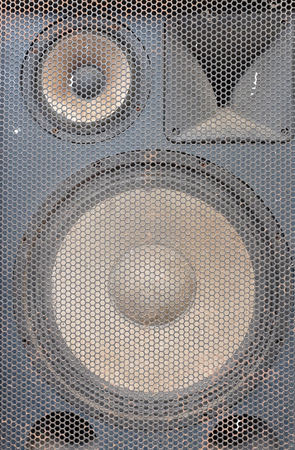 Old speaker cabinetの写真素材
