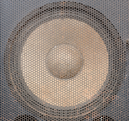 Old speaker cabinetの写真素材