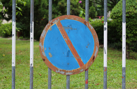 No Parking Signの写真素材