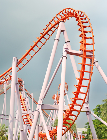 Roller coaster in thailandのeditorial素材