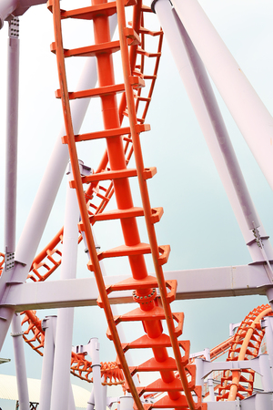 Roller coaster in thailandの写真素材