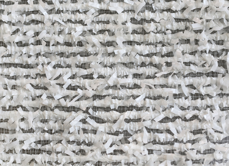 Decorative semi-flexible woven textiles pattern.
