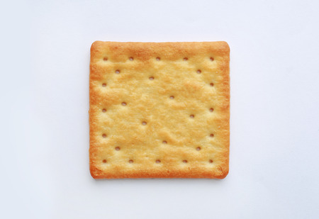 biscuit on white background. Top view.の写真素材