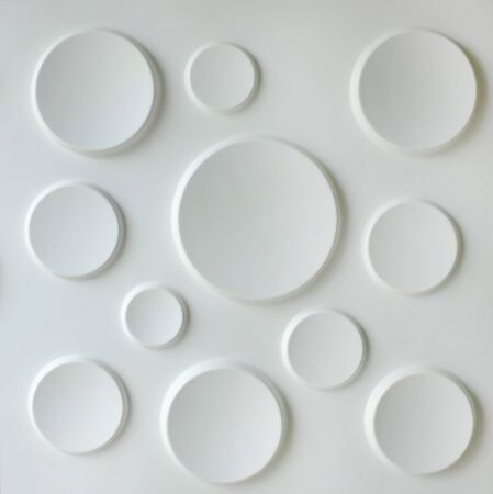 Seamless circles tile patternの写真素材