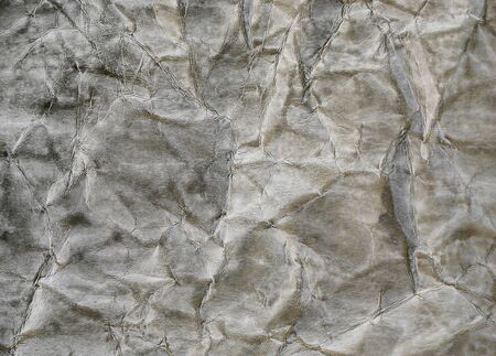 Hard gray cover paper crumpledの写真素材