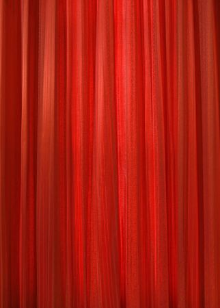 Red curtain fabric background textureの写真素材