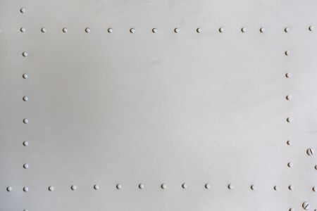 metal surface of military aircraft