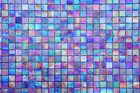 Abstract square seamless texture - iridescent tilesの写真素材