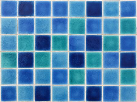 mosaic tiles of swimming pool water