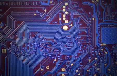 Glow Circuit board background