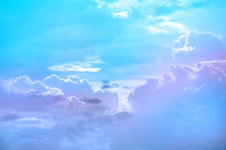 Abstract colorful Cloud and sky background.