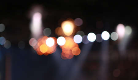 Blurred of colorful light bokeh abstract background.の写真素材