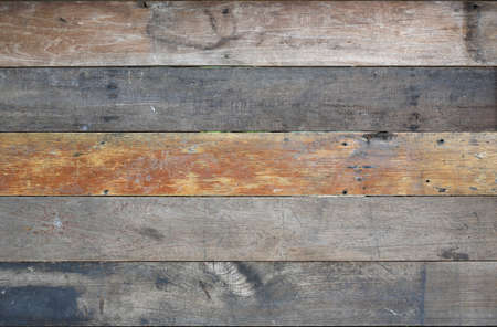Old style wooden plank wall backgroundの写真素材