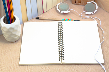 Note on the tableの写真素材