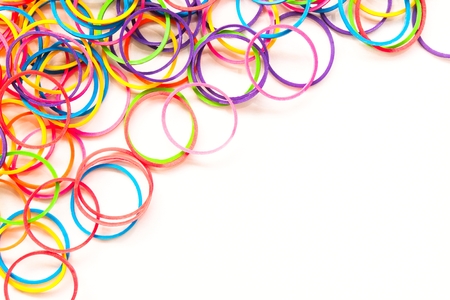 rubber band ballの写真素材