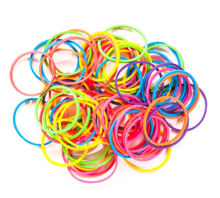rubber band ballの写真素材