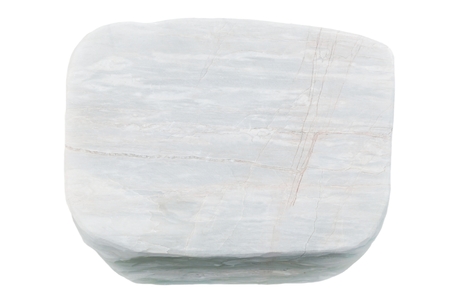 white stones isolated on white backgroundの写真素材