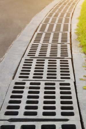 Draining coverの写真素材