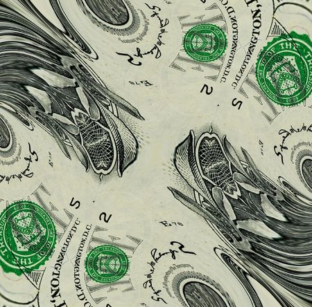 Abstract illustration with money. Design.の写真素材