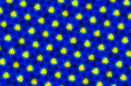 Abstract multicolor figure with patterns. Illustration.の写真素材