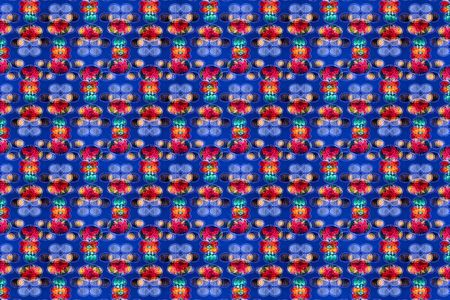Abstract multicolor background with patterns. Illustration.の写真素材