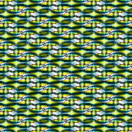 Abstract background made from spoon-bait. Illustration.の写真素材