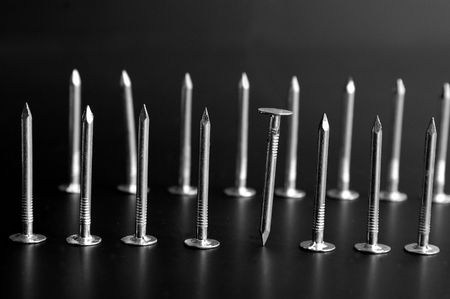 One standout nailの写真素材