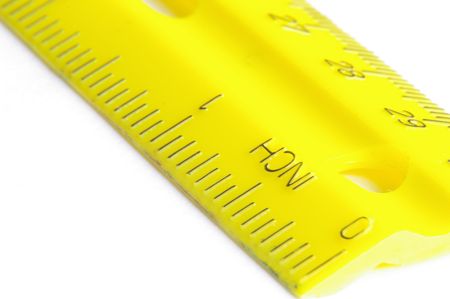 Yellow rulerの写真素材