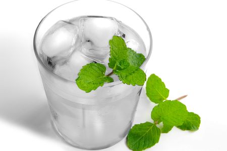 Mojito cocktail with mint leavesの写真素材