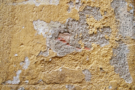 peeling paint on old cement textureの写真素材