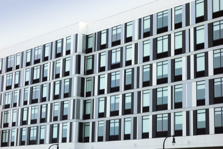DURHAM,NC/USA - 10-23-2018: The Aloft boutique hotel in downtown Durham, NC