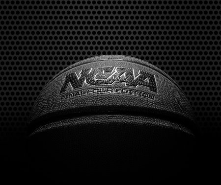 Raleigh,NC - USA - 05-07-2021: An NCAA Final Four Edition basketball on mesh backgroundのeditorial素材