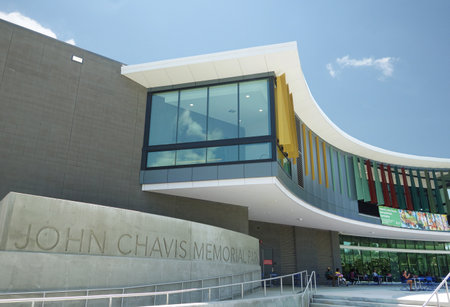 RALEIGH,NC - USA - 7-15-2021: John Chavis Memorial Park near downtown Raleigh , NCのeditorial素材