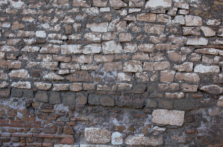 Old textured background from bricksの写真素材