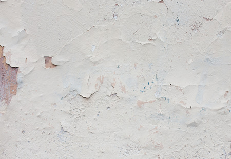 White damaged street wall in Romeの写真素材