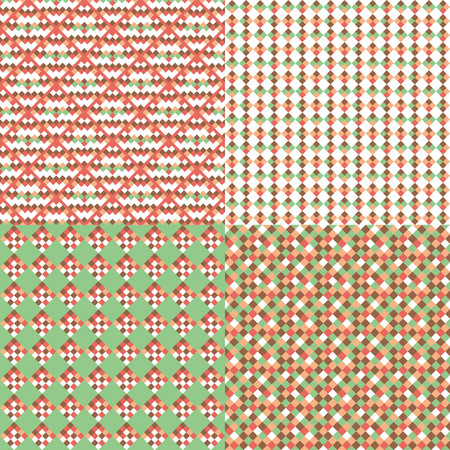 Beautiful set of abstract patternsのイラスト素材