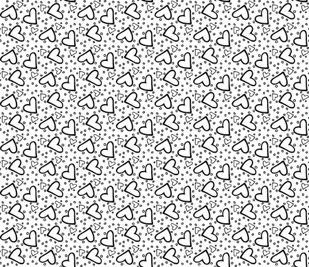 Seamless pattern with beautiful hearts. Can be used for wallpaper, pattern fills, greeting cards,...
