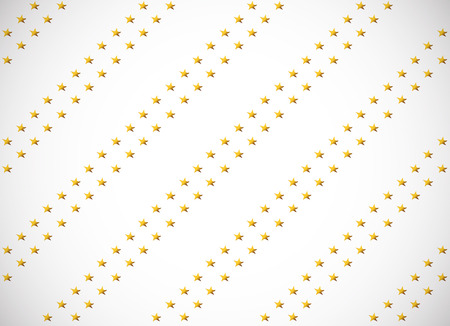 Horizontal card. Seamless pattern with gold cartoon stars and moons. Good for surface design, textile, fabric, wallpaper, wrapping paper, decoupage, scrapbooking, handmade. Vector.のイラスト素材