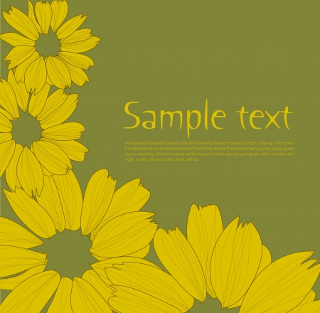 holiday,  congratulation background with flowersのイラスト素材