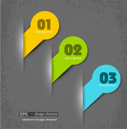 elements for web design on the grey backgrpoundのイラスト素材