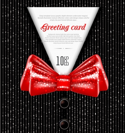 vector background with an elegant suit and bow tieのイラスト素材