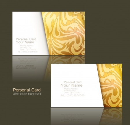 design elements of the business (business cards )のイラスト素材