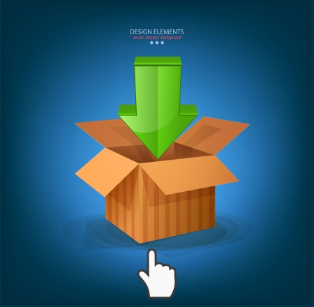 vector icon download and cursorのイラスト素材