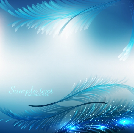 vector blue abstract festive backgroundのイラスト素材