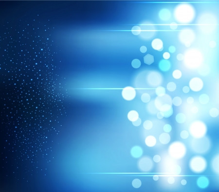 abstract blue background with bokehのイラスト素材
