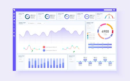 Modern web site template. Forex market. Binary option. Online statistics and data Analytics. Digital money market, news and investment, finance and trading. Online statistics and data Analytics.Vectorのイラスト素材